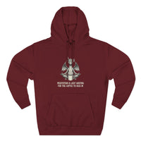 "Meditation Is Just Waiting For The Coffee To Kick In" Hoodie