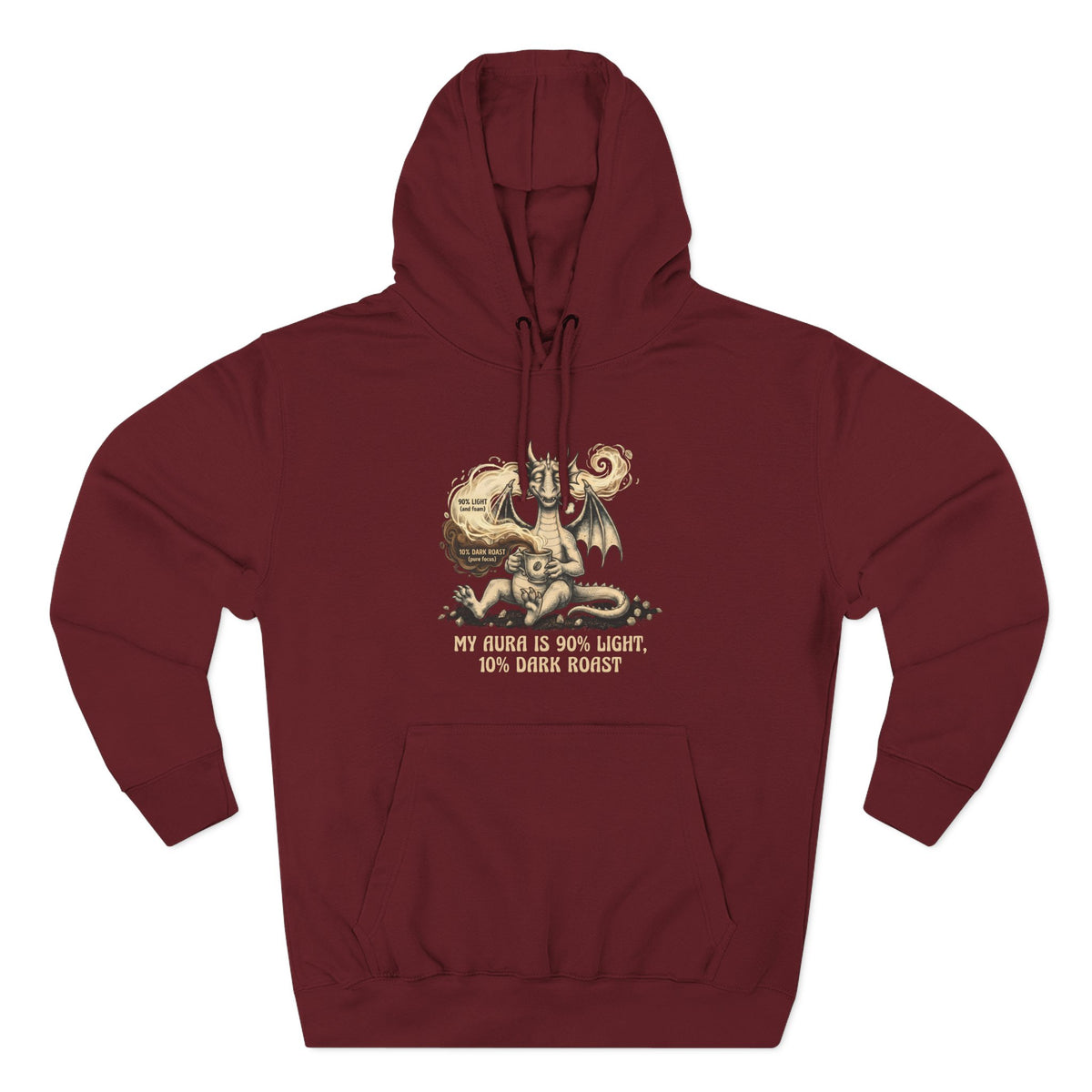"My Aura Is 90% Light, 10% Dark Roast" Hoodie