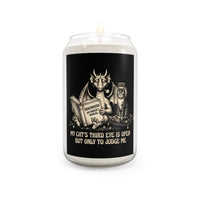 My Cat's Third Eye Is Open But Only To Judge Me Candle