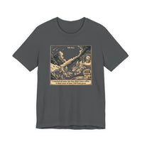 Fall From Grace Coffee Humor T-Shirt — "I Reached Nirvana, But They Didn't Have Coffee"