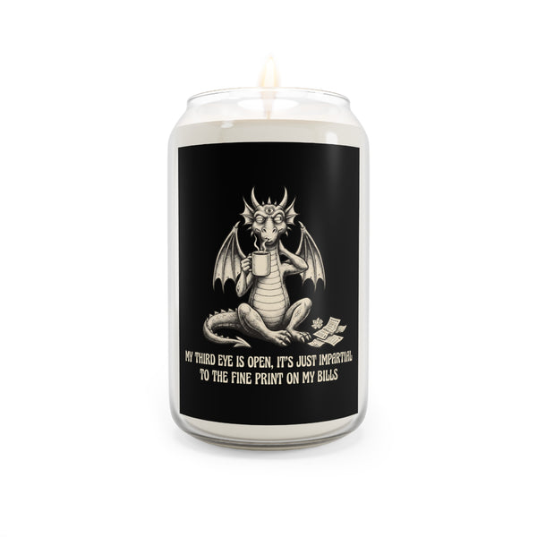 “My Third Eye Is Open, It’s Just Important To The Fine Print On My Bills” Soy Candle  13.75 oz