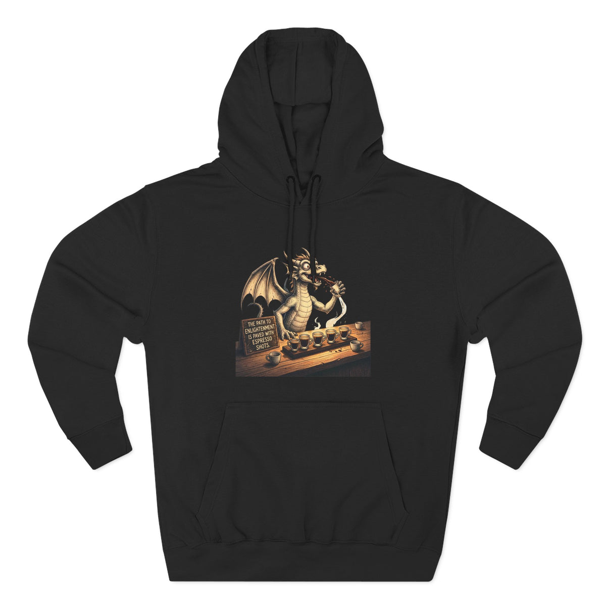 'The Path to Enlightenment is Paved with Espresso' Hoodie