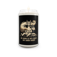 "My Aura Is 90% Light, 10% Dark Roast" Scented Soy Candle 13.75 oz