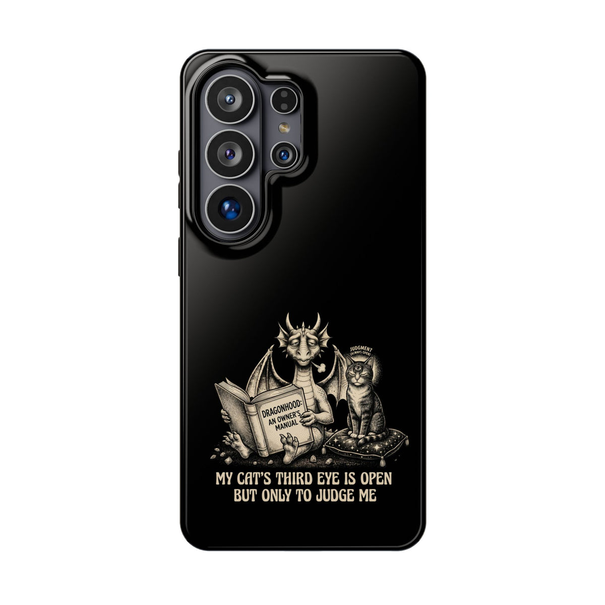My Cat's Third Eye Is Open But Only To Judge Me Phone Case