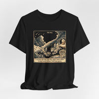 Fall From Grace Coffee Humor T-Shirt — "I Reached Nirvana, But They Didn't Have Coffee"