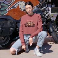 Social Battery Sold Separately Cropped Sweatshirt