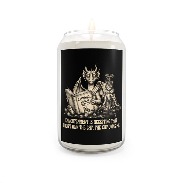 "My Cat’s Third Eye Is Open But Only To Judge Me"  Scented Soy Candle 13.75 oz