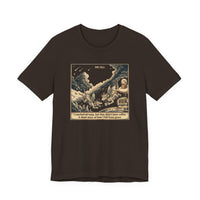 Fall From Grace Coffee Humor T-Shirt — "I Reached Nirvana, But They Didn't Have Coffee"
