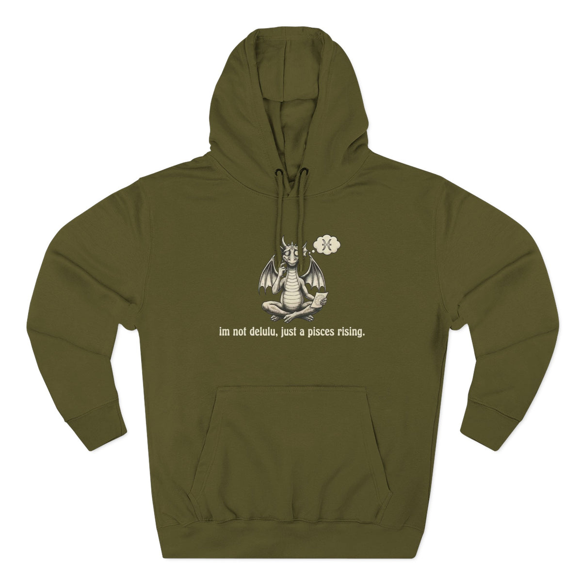 'I'm not delulu, just a Pisces Rising' Hoodie