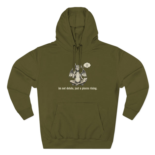 'I'm not delulu, just a Pisces Rising' Hoodie