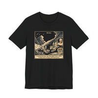 Fall From Grace Coffee Humor T-Shirt — "I Reached Nirvana, But They Didn't Have Coffee"