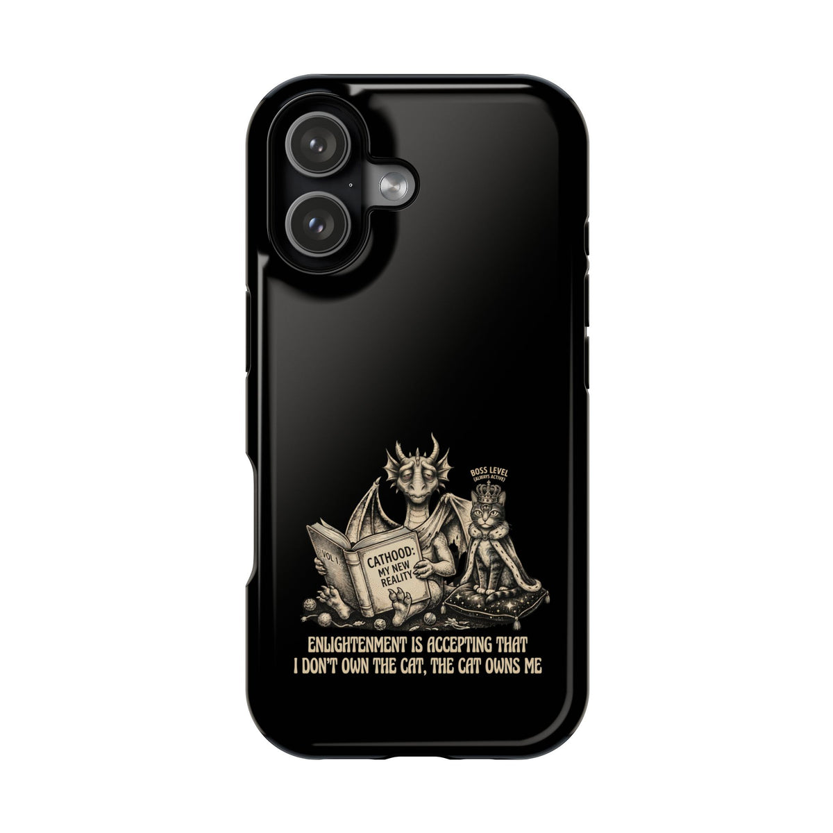 "My Cat's Third Eye Is Open But Only To Judge Me" Phone Case
