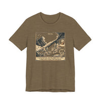 Fall From Grace Coffee Humor T-Shirt — "I Reached Nirvana, But They Didn't Have Coffee"