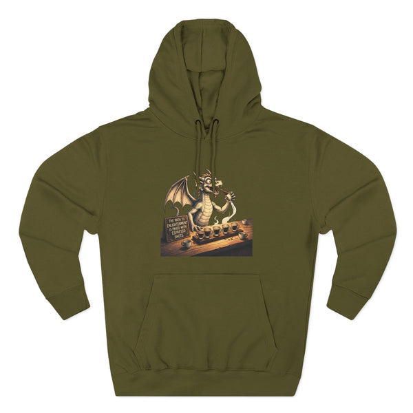'The Path to Enlightenment is Paved with Espresso' Hoodie