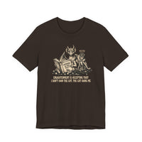 “My Cat's Third Eye is Open but Only to Judge Me”  T-Shirt