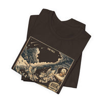Fall From Grace Coffee Humor T-Shirt — "I Reached Nirvana, But They Didn't Have Coffee"
