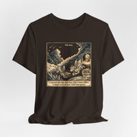 Fall From Grace Coffee Humor T-Shirt — "I Reached Nirvana, But They Didn't Have Coffee"